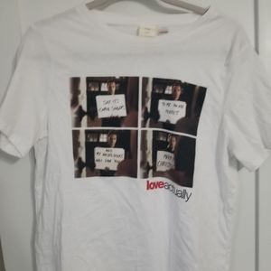 NWOT H&M "Love Actually" T-Shirt